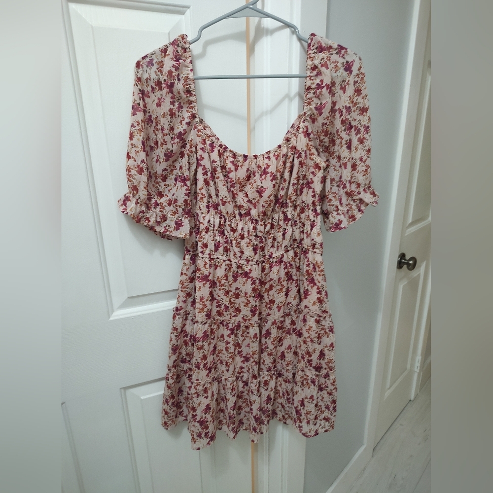 Floral Dress Size (L) By Trixx